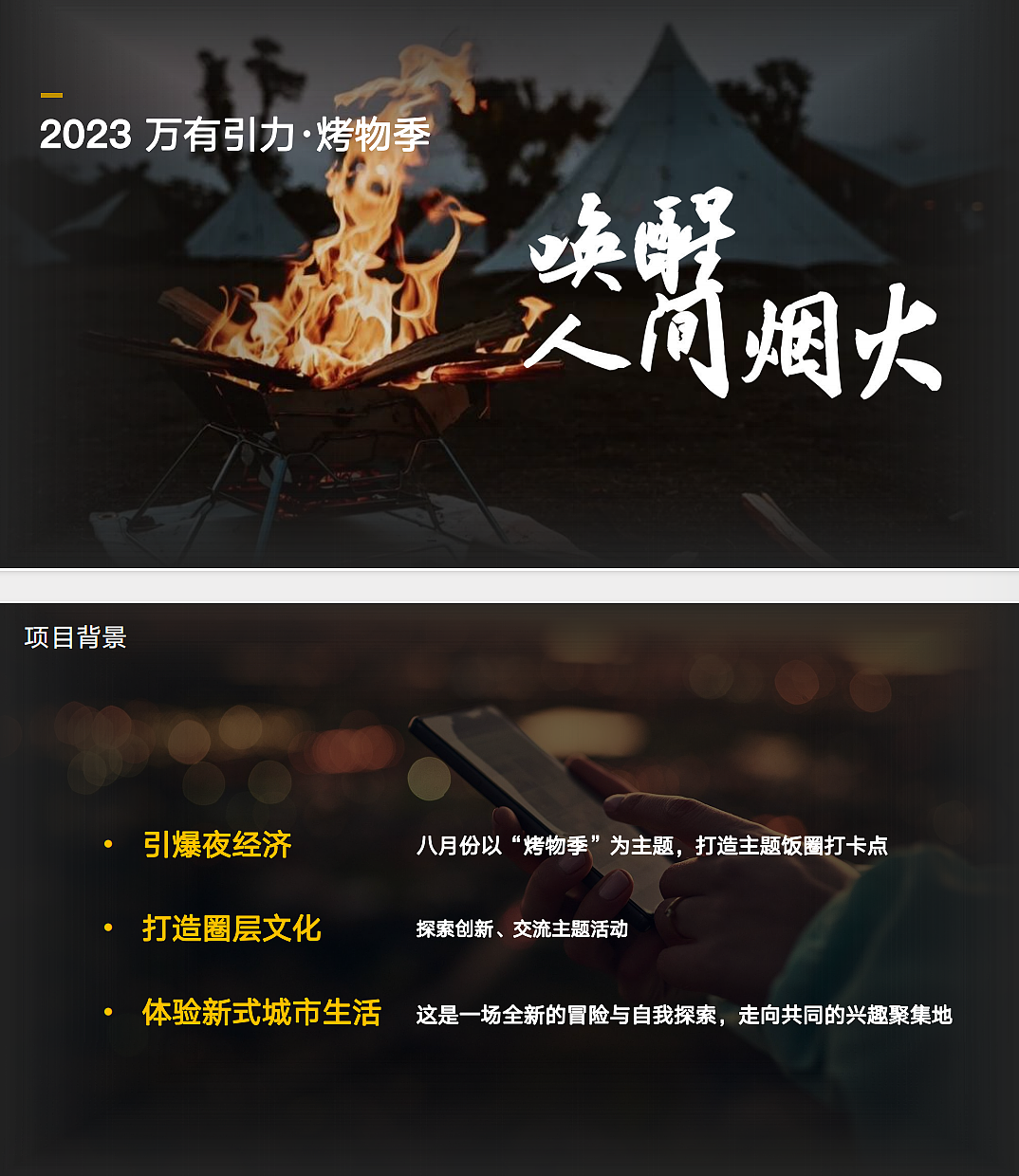 万有引力·烤物季/2023年博洋智谷7月传播方案（图ZMzcyNjA0Njg4） - 文案/策划 - 站酷设计师Opheliahuang原创素材 - 站酷ZCOOL