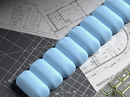 悦动阵列护腕鼠标垫