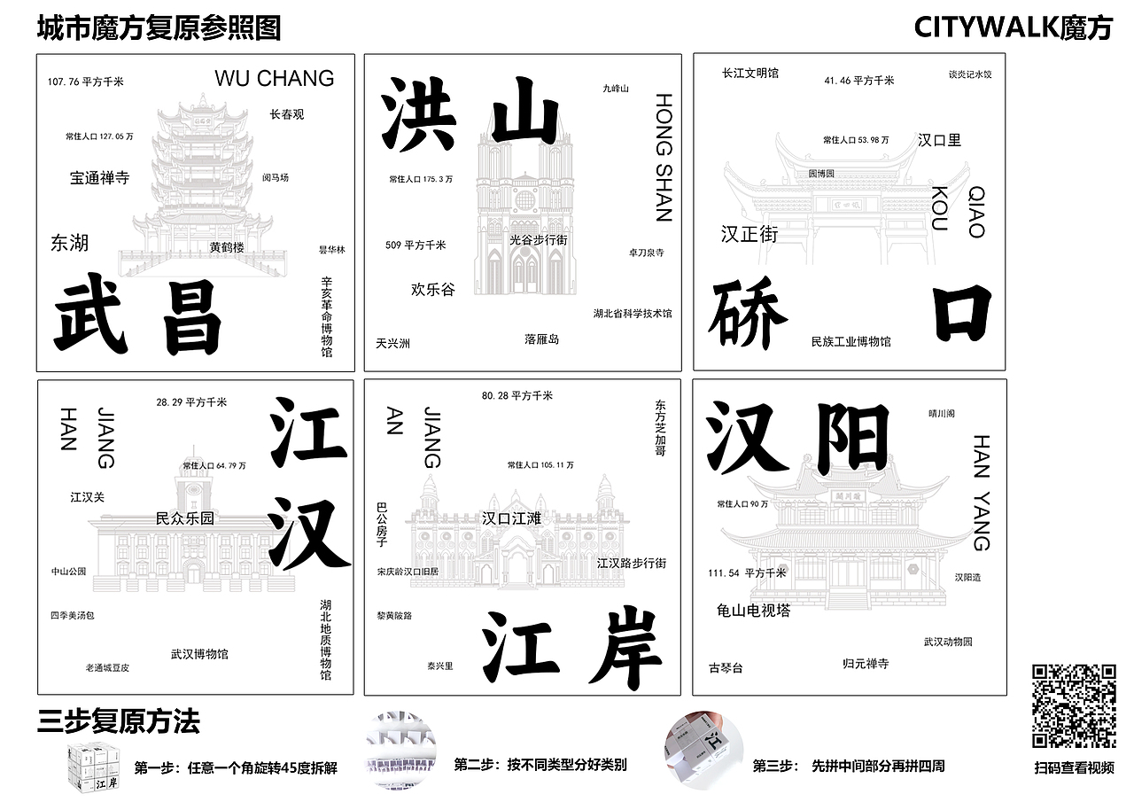 武汉城市魔方 用一种有趣的方式打开这座城（图ZMzcyNjEyOTk2） - 玩具 - 站酷设计师WHDS高森原创素材 - 站酷ZCOOL