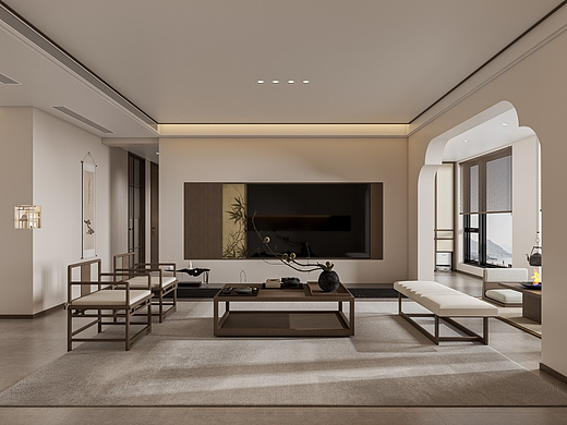 禅意新中式客餐厅