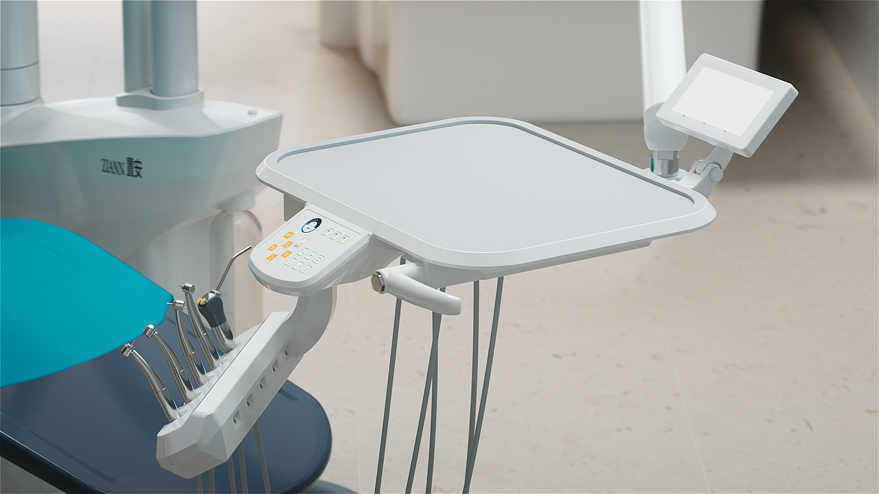 C4D/牙椅(产品动画)