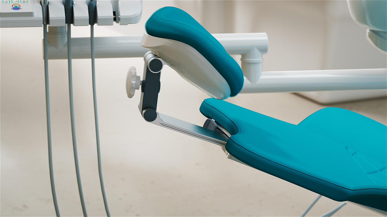 C4D/牙椅(产品动画)