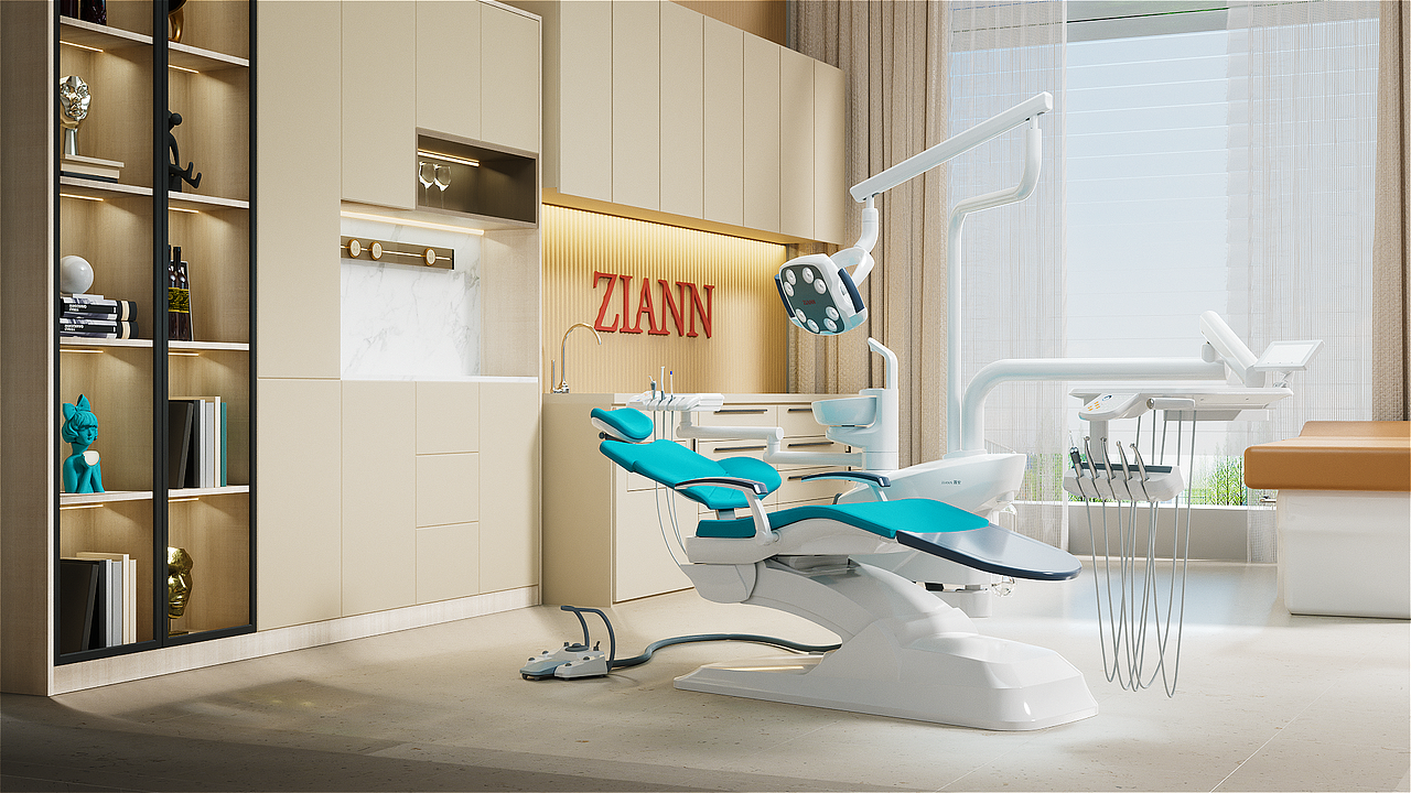 C4D/牙椅(产品动画)