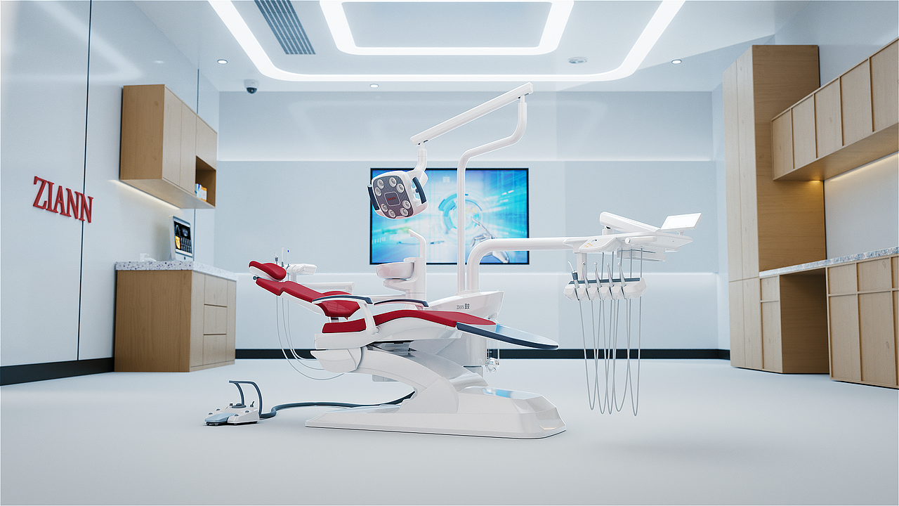 C4D/牙椅(产品动画)