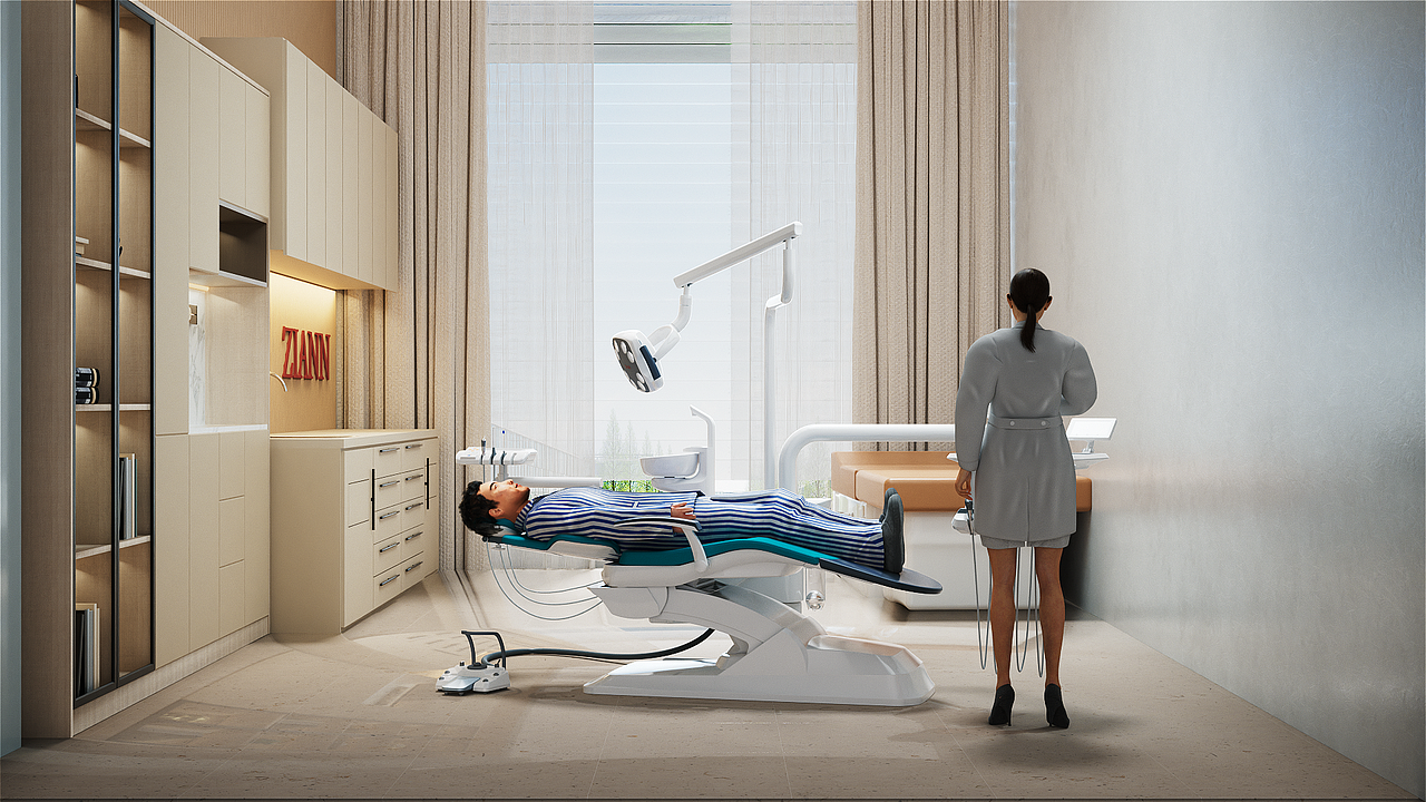 C4D/牙椅(产品动画)