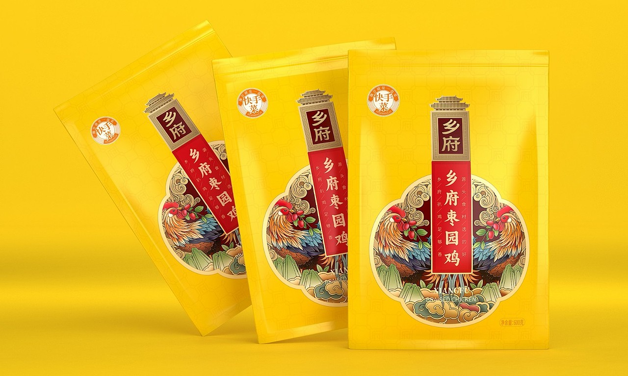 乡府扒鸡——徐桂亮品牌设计！