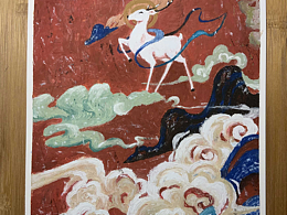 敦煌九色鹿（油画棒画法）