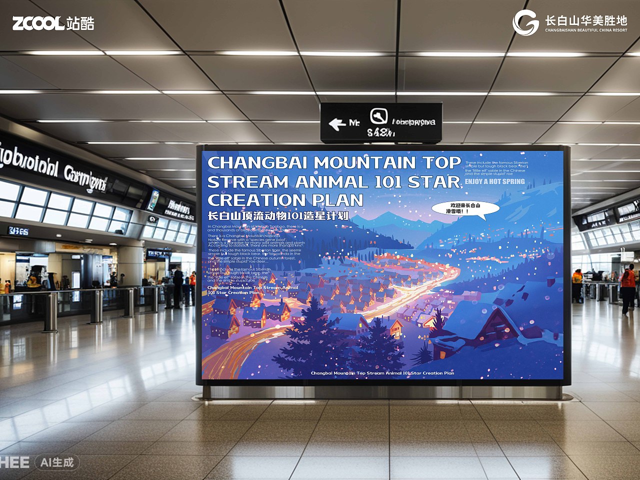 长白山造星计划 度假的美好瞬间（图ZMzcyNjM0MDk2） - 海报 - 站酷设计师桂桂Jane原创素材 - 站酷ZCOOL