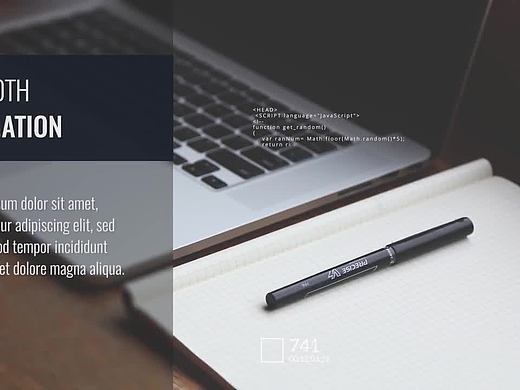 PR模板|简约平面技术动态标题介绍公司企业商业展示