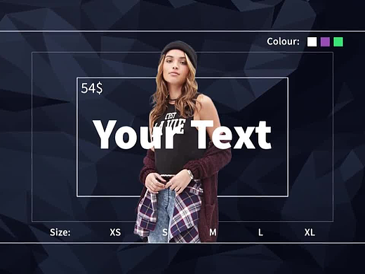 PR模板|时装店美妆服饰模特拍摄花絮摄影大片大牌广告