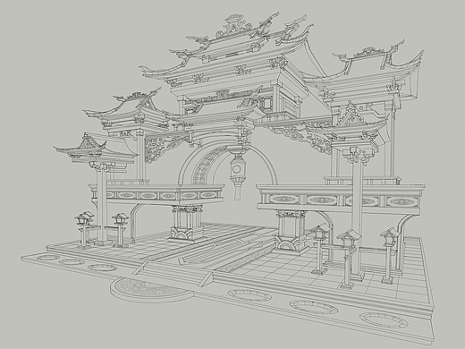 大學(xué)時候畫的幾張線條（個人主頁-ZNjkwMDc5OTI=） - 游戲原畫 - 站酷設(shè)計師烏隼原創(chuàng)素材 - 站酷ZCOOL