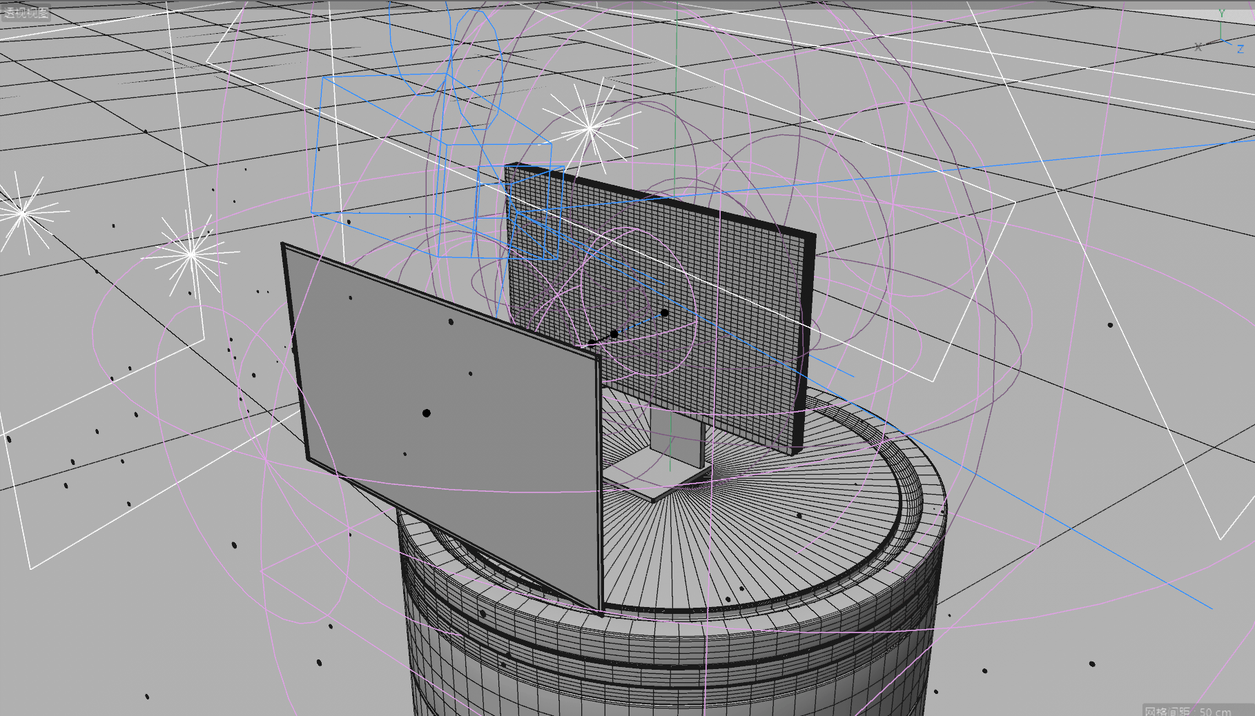 Fshuo显示器产品三维动态设计#聚创天成#