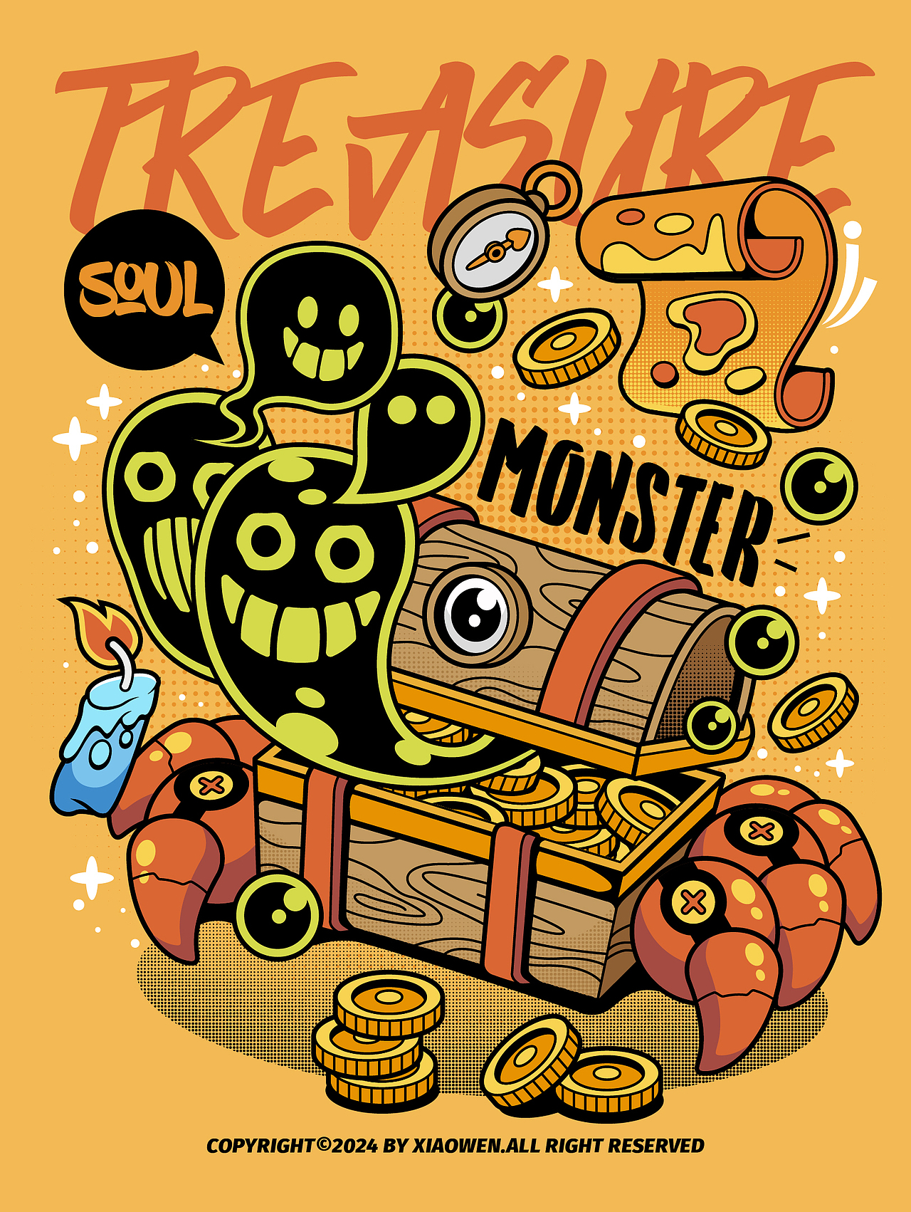 2024上半年插画总结（图ZMzcyNjgxNjc2） - 新锐潮流插画 - 站酷设计师无敌的小文原创素材 - 站酷ZCOOL