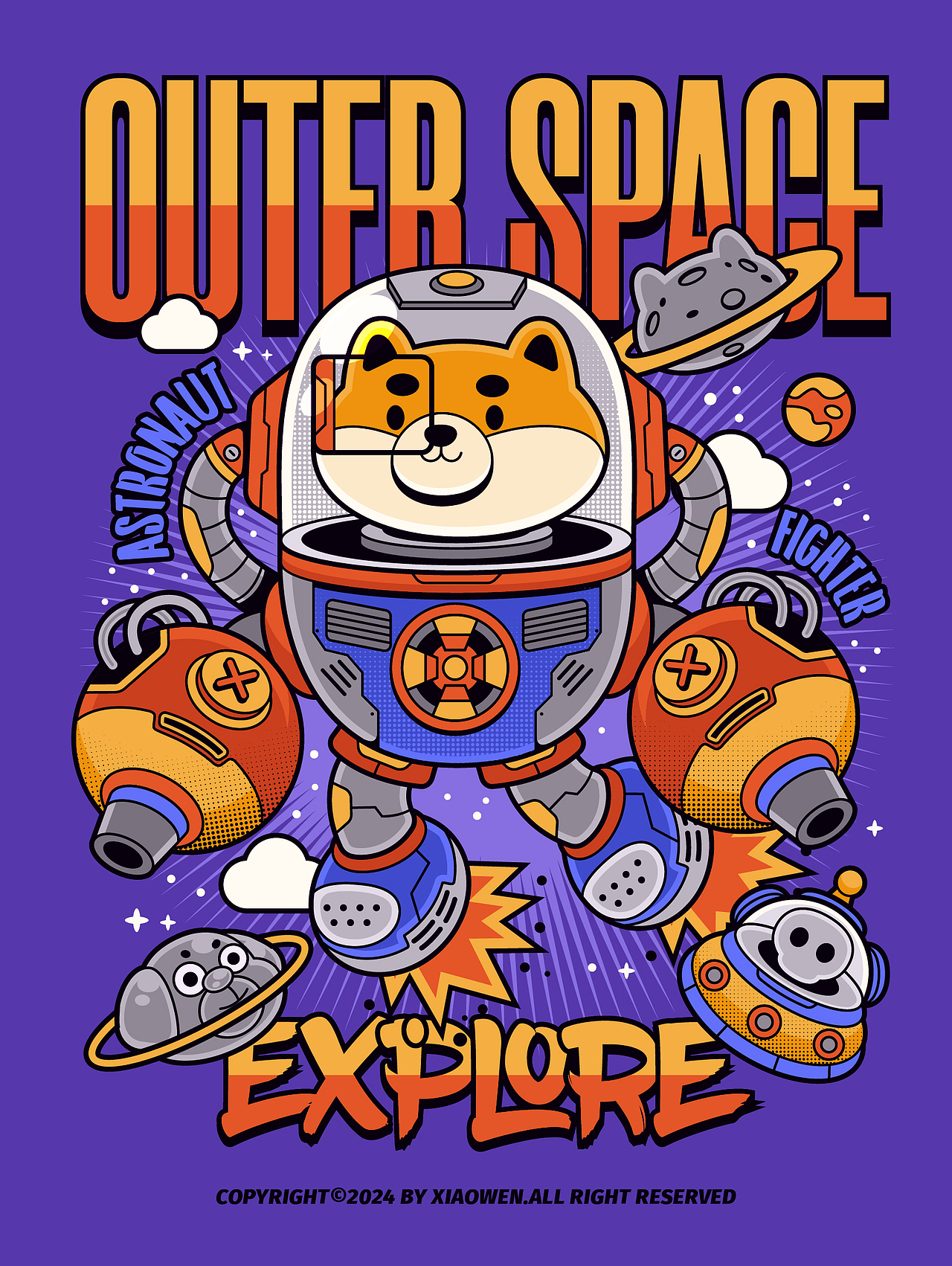 2024上半年插画总结（图ZMzcyNjgxNzY0） - 新锐潮流插画 - 站酷设计师无敌的小文原创素材 - 站酷ZCOOL