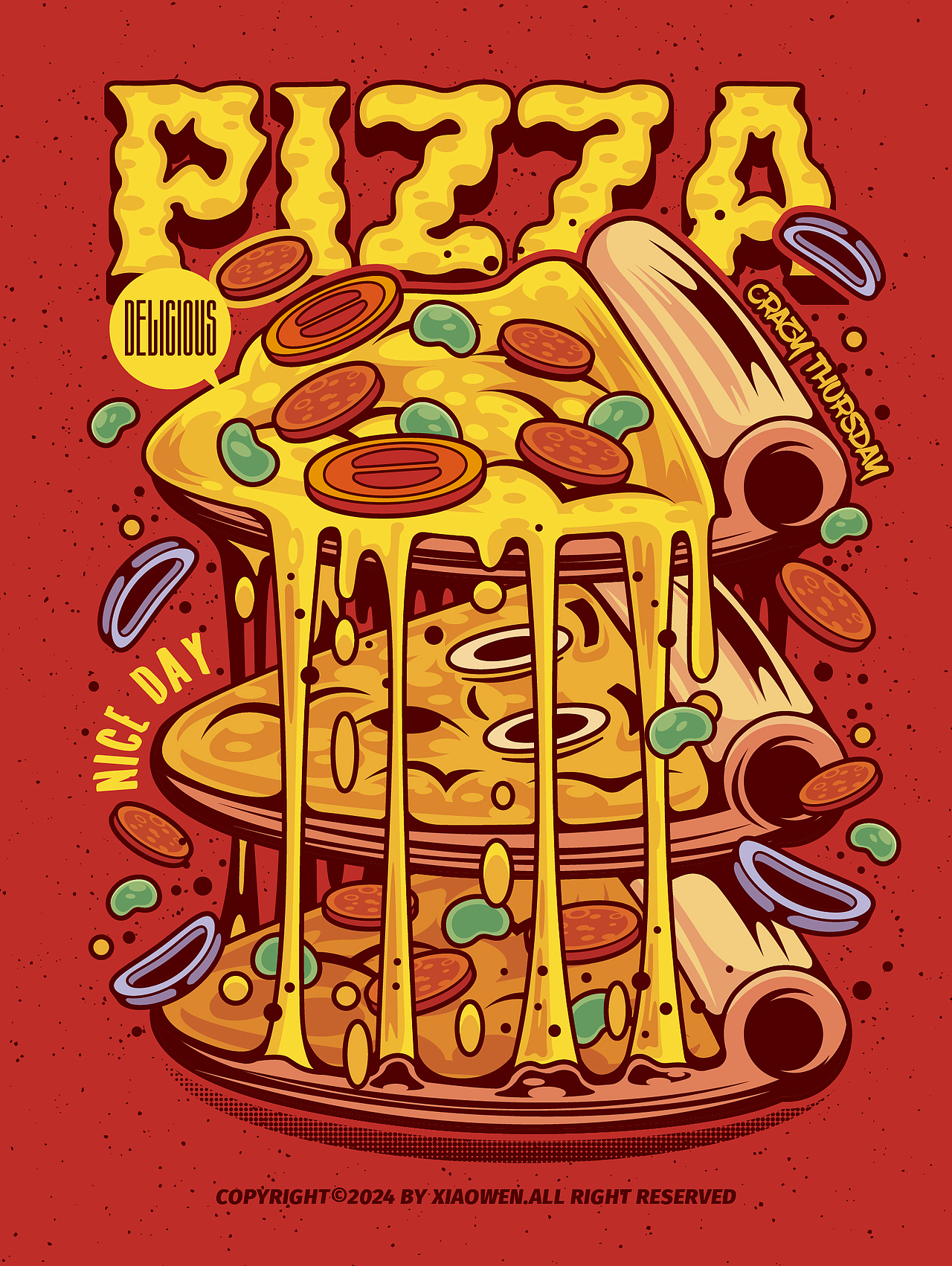 2024上半年插画总结（图ZMzcyNjgxNzcy） - 新锐潮流插画 - 站酷设计师无敌的小文原创素材 - 站酷ZCOOL