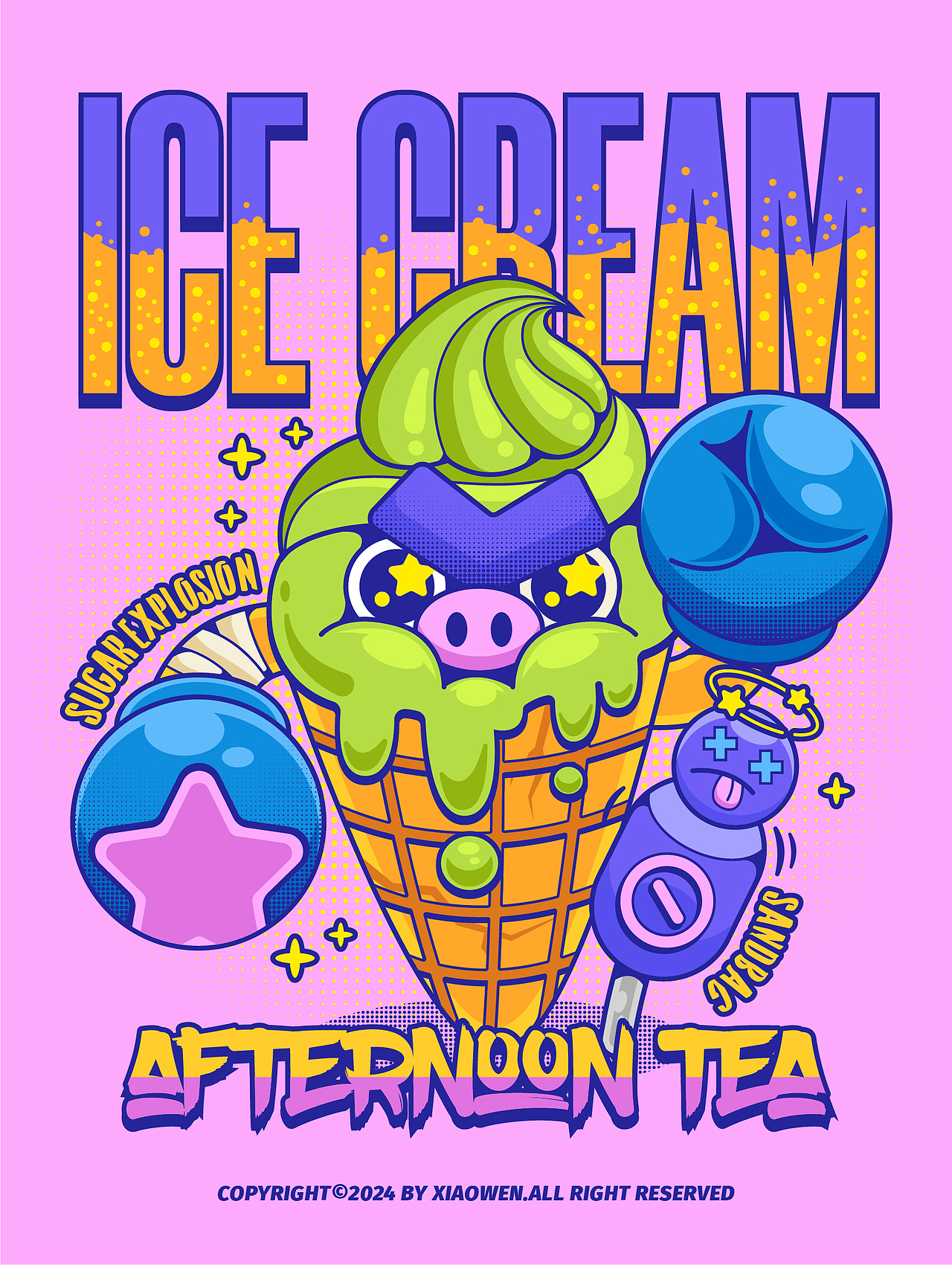 2024上半年插画总结（图ZMzcyNjgxOTQw） - 新锐潮流插画 - 站酷设计师无敌的小文原创素材 - 站酷ZCOOL