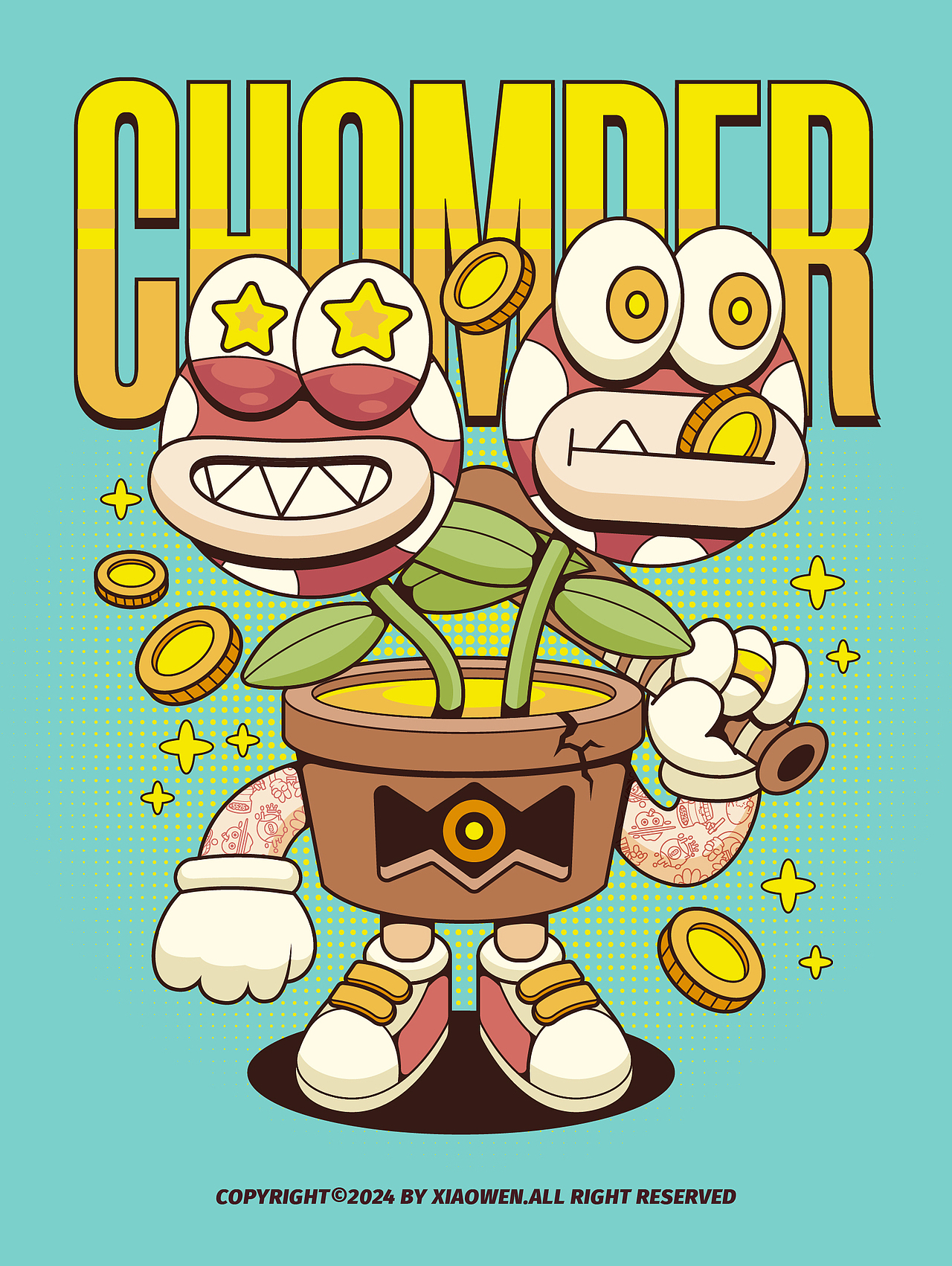 2024上半年插画总结（图ZMzcyNjgxOTky） - 新锐潮流插画 - 站酷设计师无敌的小文原创素材 - 站酷ZCOOL