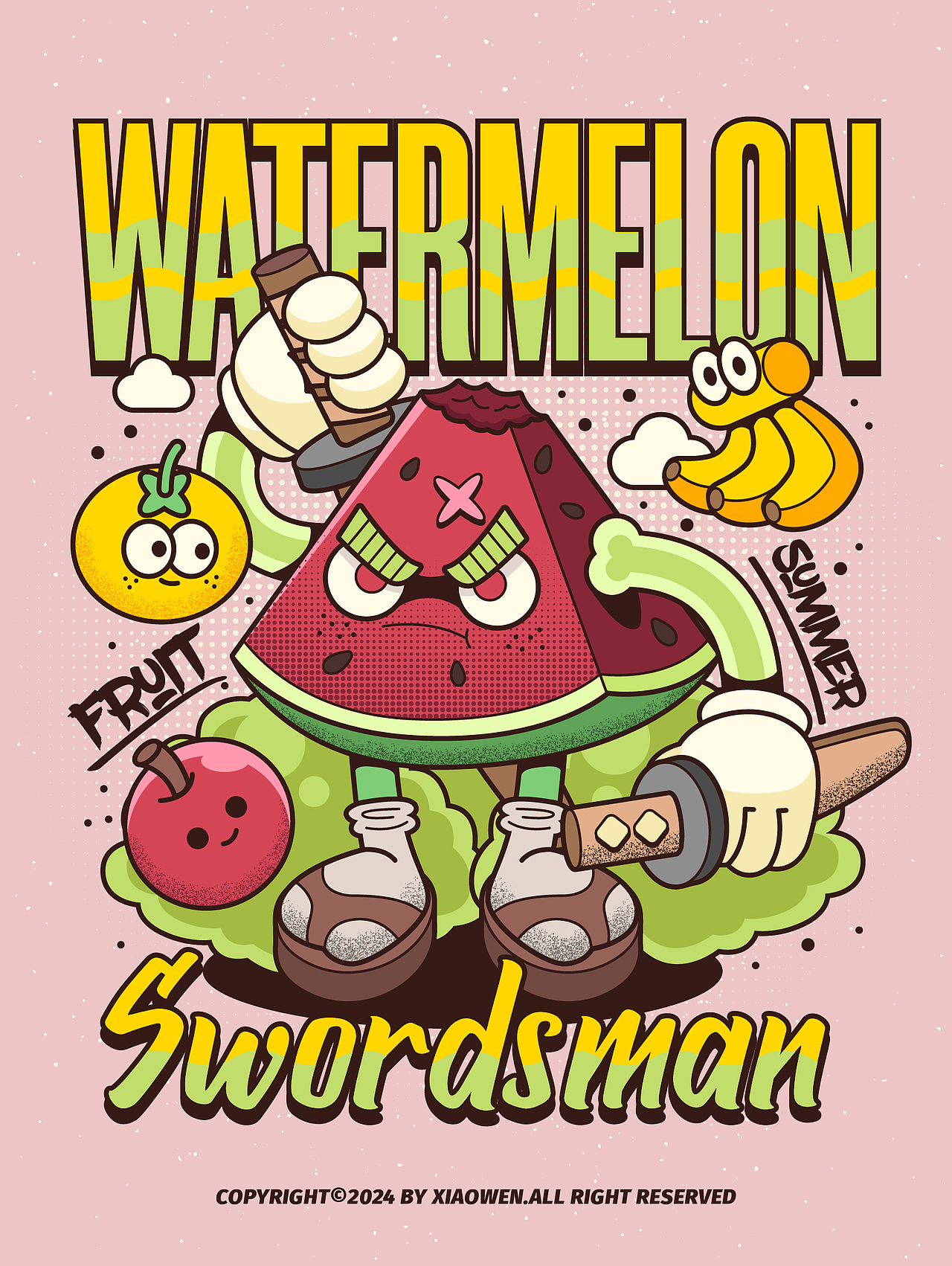 2024上半年插画总结（图ZMzcyNjgyMDA4） - 新锐潮流插画 - 站酷设计师无敌的小文原创素材 - 站酷ZCOOL