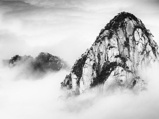 水墨黄山