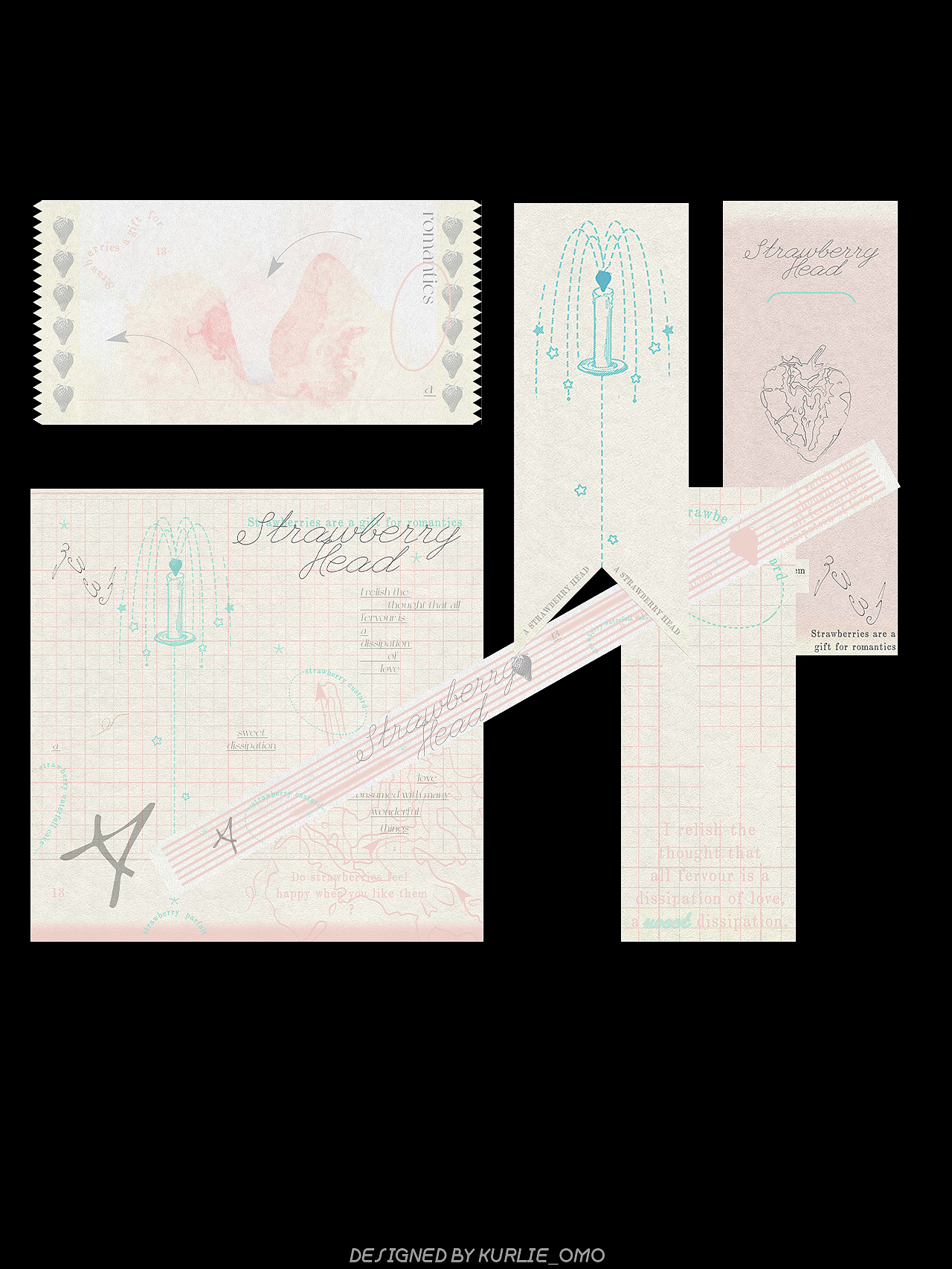 长了一颗草莓脑袋（图ZMzcyNjg0OTcy） - 其他平面 - 站酷设计师kurlie_omo原创素材 - 站酷ZCOOL