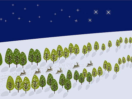 森林的夜晚（个人主页-ZNjkwMTE4MDg=） - 短篇/格漫 - 站酷设计师jqm2021原创素材 - 站酷ZCOOL