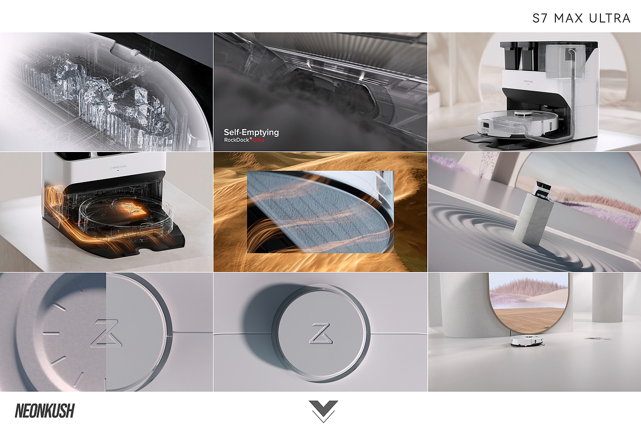 石头科技扫地机器人S7 MAX ULTRA 三维动画（图ZMzcyNjk3NzIw） - 动画/影视 - 站酷设计师Neon永泽原创素材 - 站酷ZCOOL