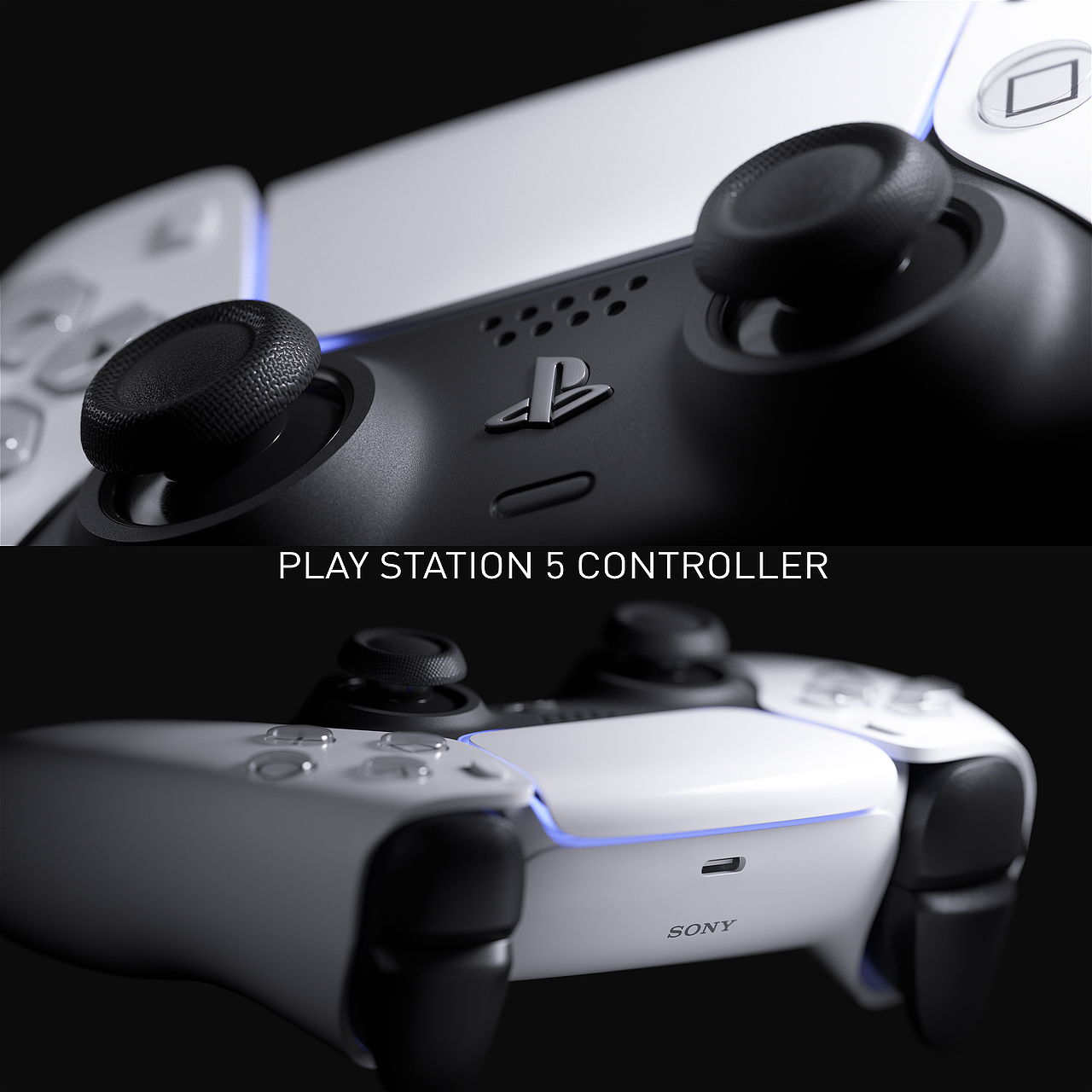 PS5 手柄渲染练习（图ZMzcyNjk3ODM2） - 产品 - 站酷设计师雨霆design原创素材 - 站酷ZCOOL