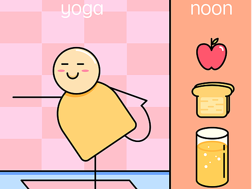 Day14-保持自律（个人主页-ZNjkwMTM4MTI=） - 短篇/格漫 - 站酷设计师懒熊er原创素材 - 站酷ZCOOL