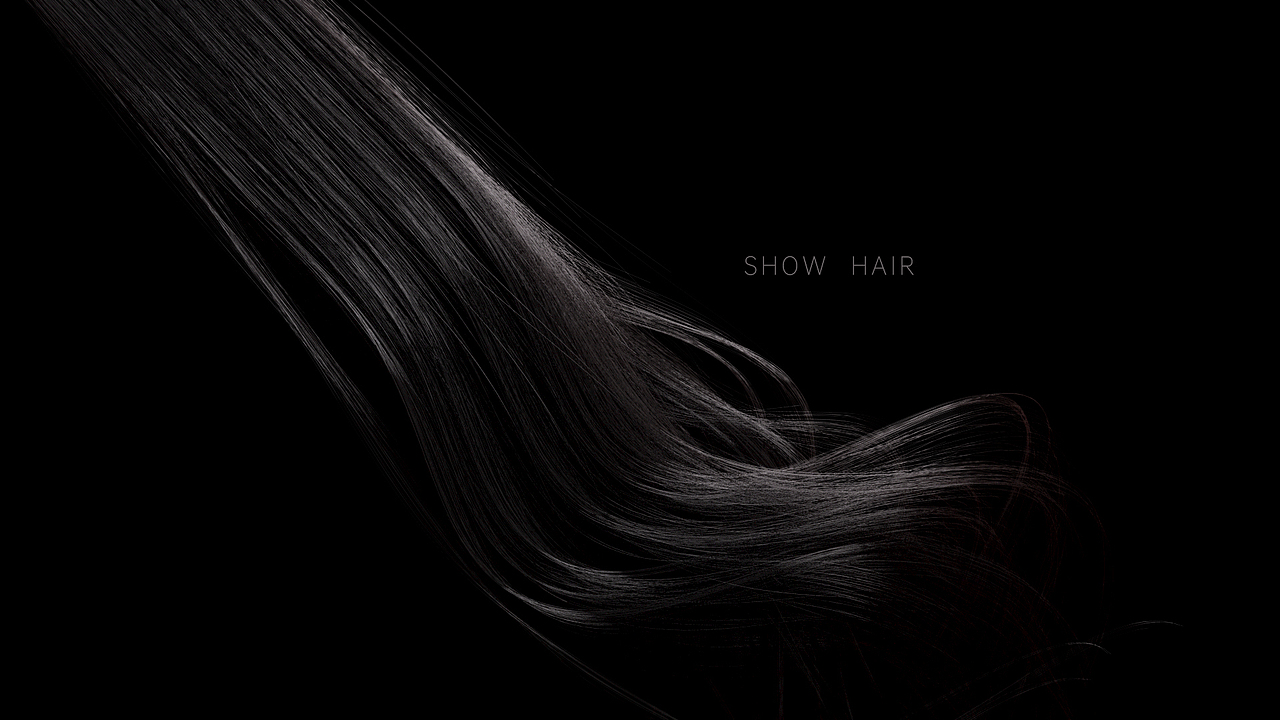 秀发3D渲染 SHOW HAIR（图ZMzcyNzE3MjIw） - 产品 - 站酷设计师ApingDESIGN原创素材 - 站酷ZCOOL