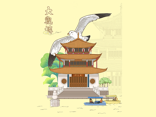 昆明金马坊+大观楼