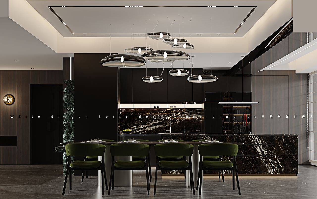 意式轻奢——白龙马效果（图ZMzcyNzI4MDg0） - 家装设计 - 站酷设计师一只小娄娄原创素材 - 站酷ZCOOL