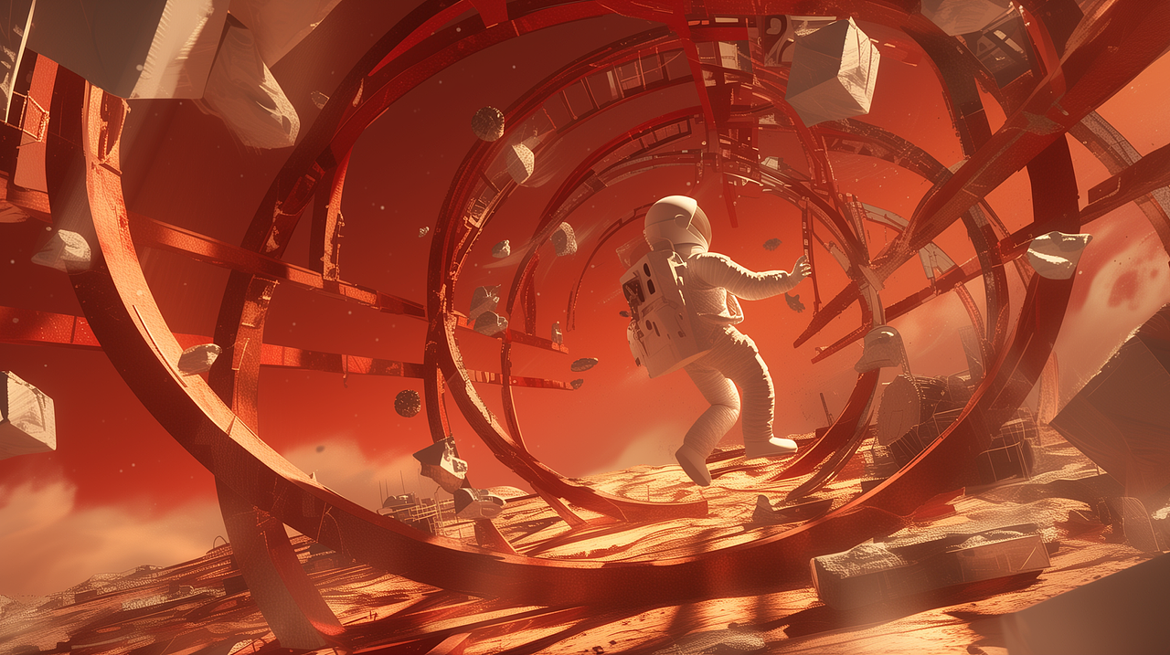 《火星设计趣事多》AIGC mv（图ZMzcyNzM2NzE2） - AI作品 - 站酷设计师Mikyyellow原创素材 - 站酷ZCOOL