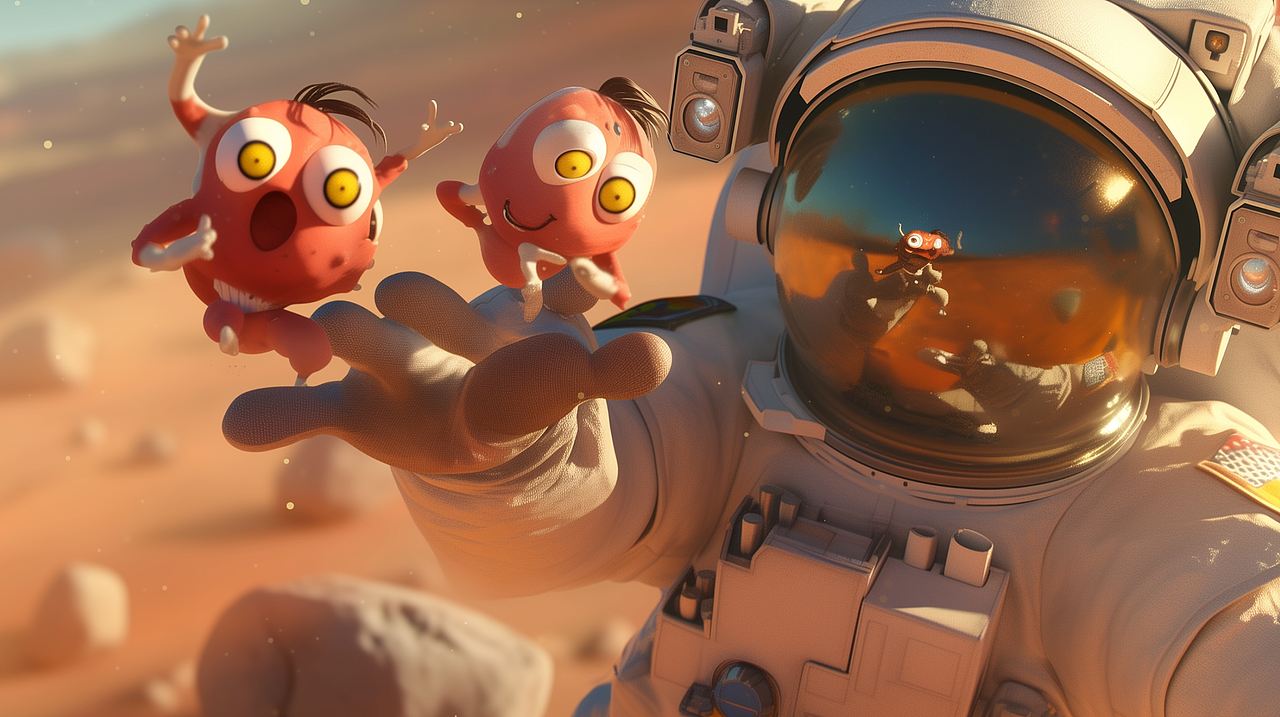 《火星设计趣事多》AIGC mv（图ZMzcyNzM2NzIw） - AI作品 - 站酷设计师Mikyyellow原创素材 - 站酷ZCOOL