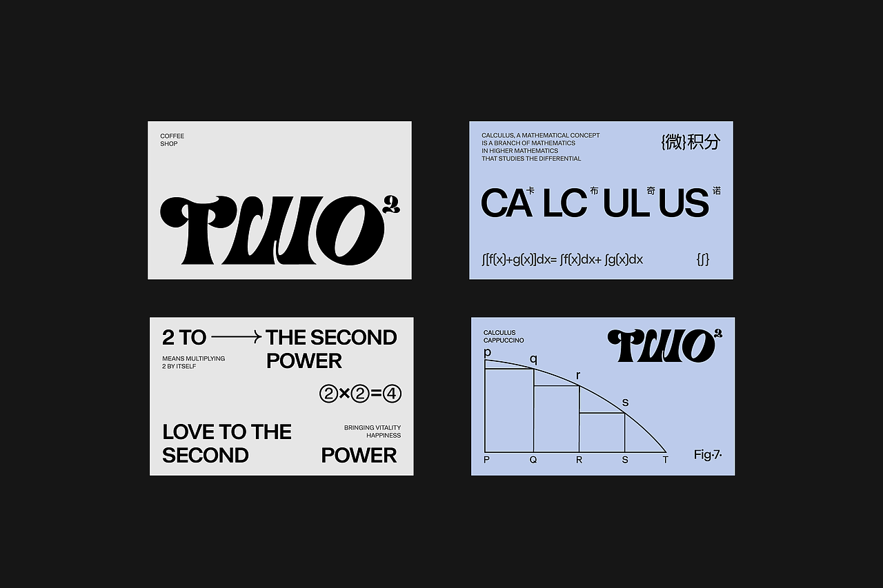 TWO的二次方 | 数学家咖啡品牌视觉设计 | LOGO设计(图ZMzcyNzM3NzEy) - 品牌 - 站酷设计师Lolo_design原创素材 - 站酷ZCOOL