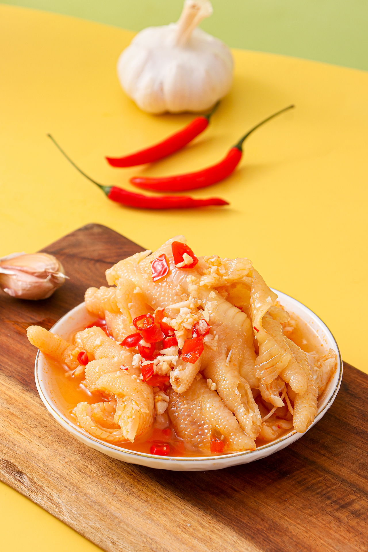 蒜香去骨无骨鸡爪柠檬酸辣泡椒香辣休闲零食 泡椒凤爪