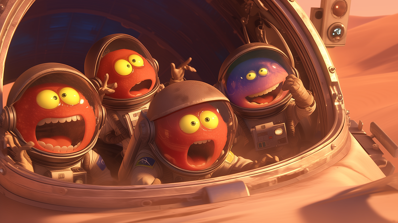 《火星设计趣事多》AIGC mv（图ZMzcyNzM5NTcy） - AI作品 - 站酷设计师Mikyyellow原创素材 - 站酷ZCOOL