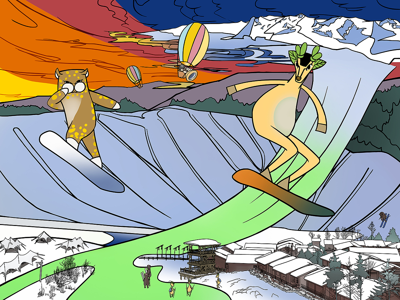 长白山101动物明星（图ZMzcyNzUwMDU2） - 海报 - 站酷设计师meiyouy原创素材 - 站酷ZCOOL