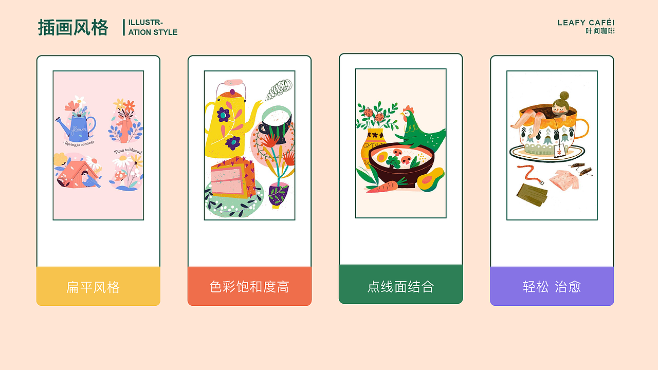 品牌KV設(shè)計——葉間咖啡（圖ZMzcyNzUxNTYw） - 商業(yè)插畫 - 站酷設(shè)計師曇崖原創(chuàng)素材 - 站酷ZCOOL