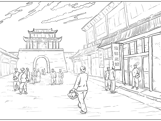 抗战连环画设计