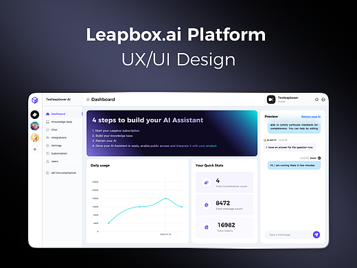 Leapbox.ai 全链路设计，从0到1设计UX FLOW/交互/UI