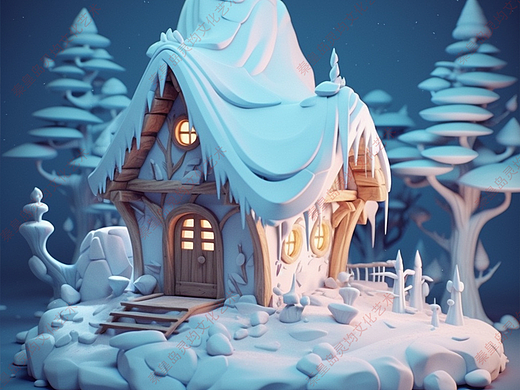 梦寒舍冰雪主题民宿，穿越冰晶宫殿，解锁冬日新住法 