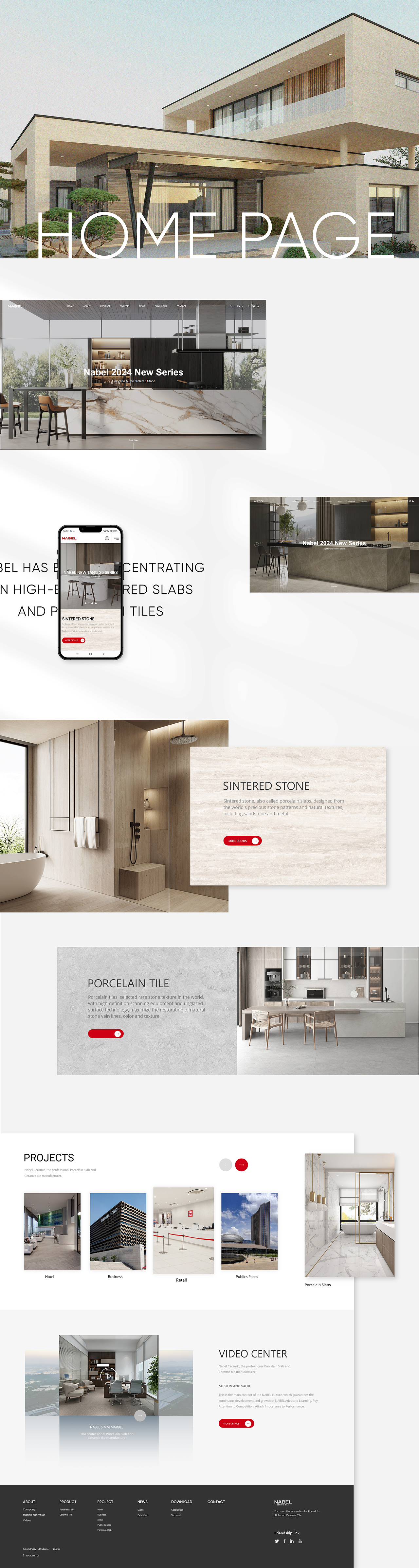 品牌出海独立站 | 诺贝尔瓷砖网站建设