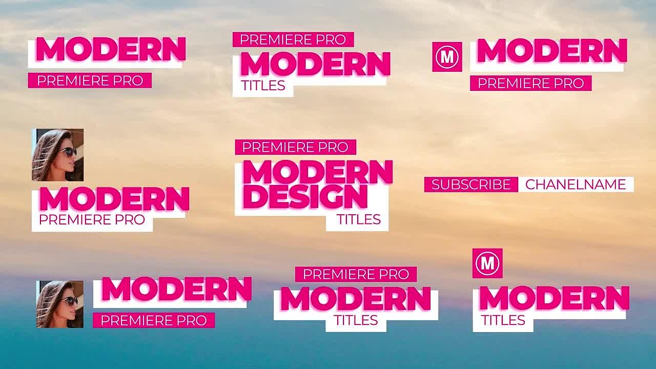 PR模板|优雅动态精彩字幕标题展示视频动画开场（图ZMzcyNzYyMTY4） - 影视后期 - 站酷设计师猿文件网官方账号原创素材 - 站酷ZCOOL