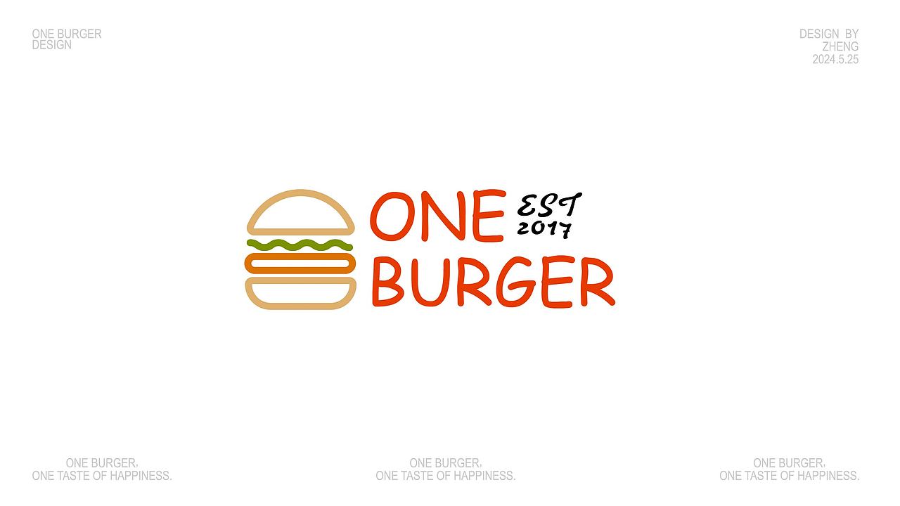 ONE BURGER|汉堡店品牌设计（2）（图ZMzcyNzg2Njk2） - 品牌 - 站酷设计师ZHEG无N原创素材 - 站酷ZCOOL
