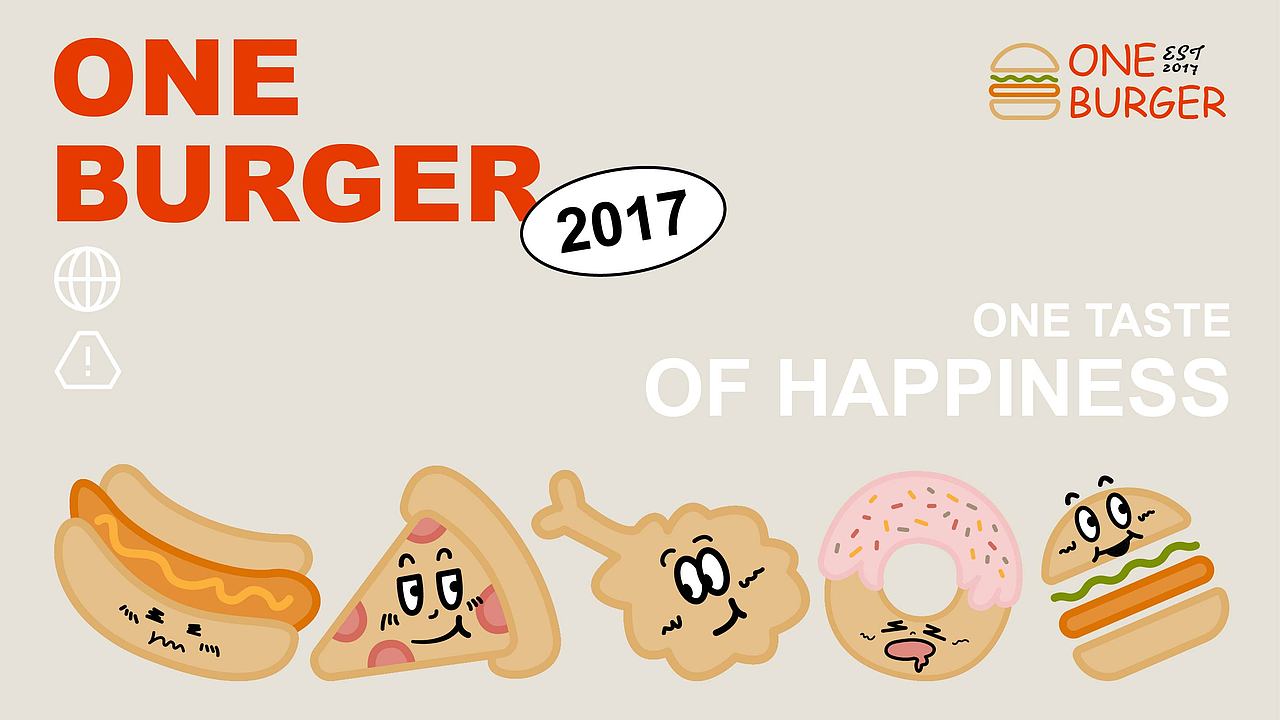 ONE BURGER|汉堡店品牌设计（2）（图ZMzcyNzg2NzU2） - 品牌 - 站酷设计师ZHEG无N原创素材 - 站酷ZCOOL