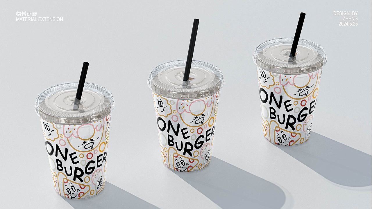 ONE BURGER|汉堡店品牌设计（2）（图ZMzcyNzg2Nzcy） - 品牌 - 站酷设计师ZHEG无N原创素材 - 站酷ZCOOL