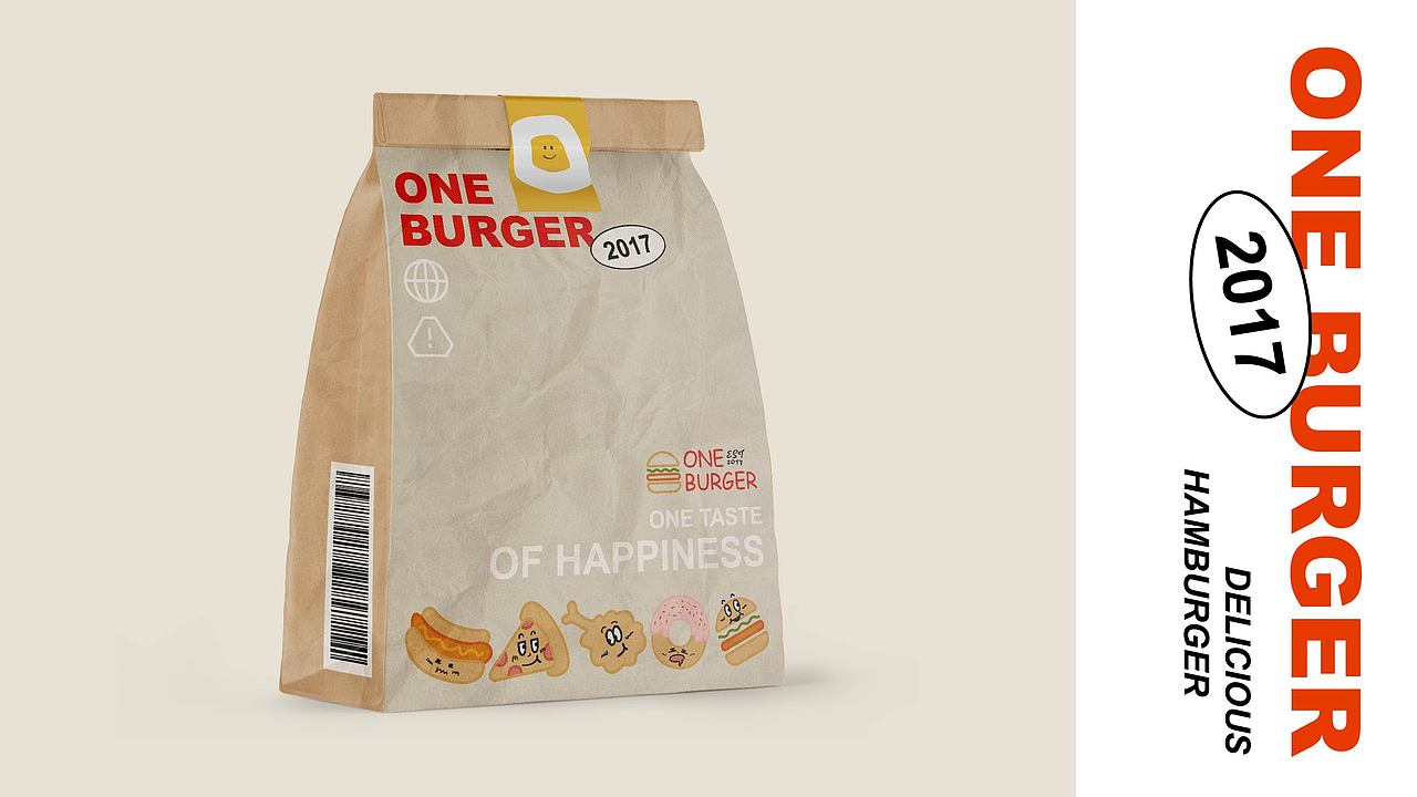 ONE BURGER|汉堡店品牌设计（2）（图ZMzcyNzg2Nzk2） - 品牌 - 站酷设计师ZHEG无N原创素材 - 站酷ZCOOL
