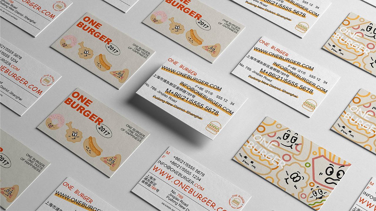 ONE BURGER|汉堡店品牌设计（2）（图ZMzcyNzg2ODA0） - 品牌 - 站酷设计师ZHEG无N原创素材 - 站酷ZCOOL