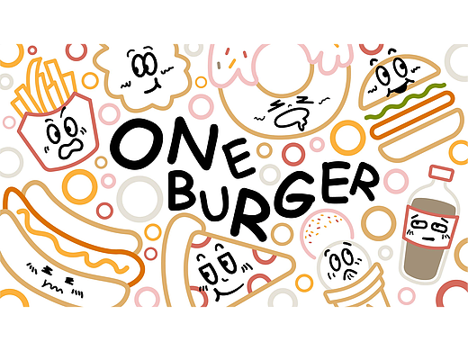 ONE BURGER|汉堡店品牌设计（2）