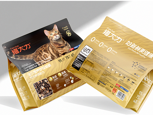 猫大力 猫粮包装 猫粮包装设计 狗粮包装设计 宠物包装